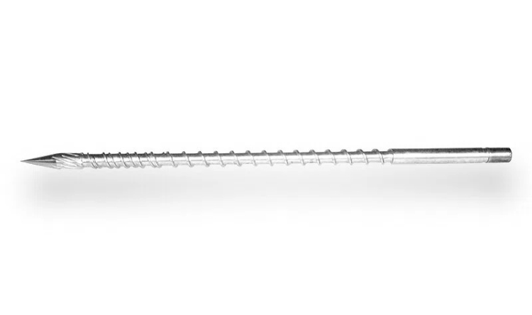 Screw barrel for injection