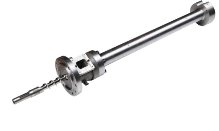Screw barrel for HDPE material